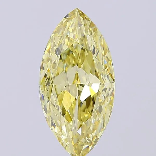 3.00ct Marquise Lab Grown Diamond (Colour Fancy Yellow, Clarity VS2, IGI Certified)