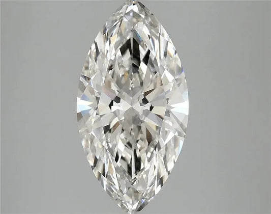 3.00ct Marquise Lab Grown Diamond (Colour G, Clarity VS1, IGI Certified)