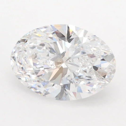3.00ct Oval Lab Grown Diamond (Colour D, Clarity IF, GIA Certified)
