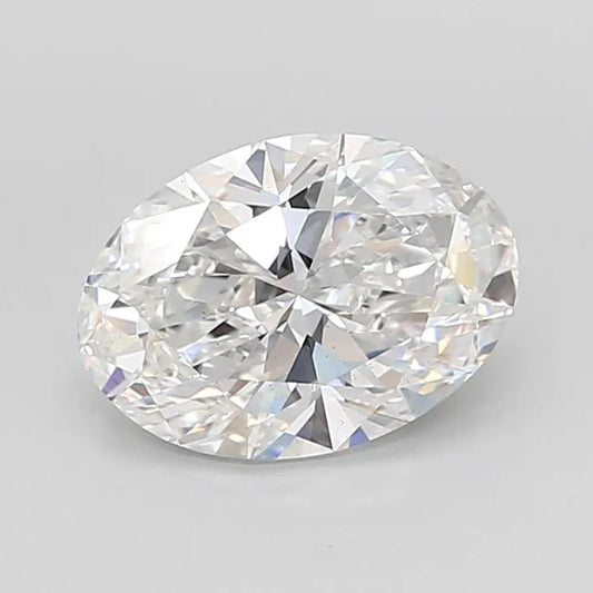 3.00ct Oval Lab Grown Diamond (Colour D, Clarity VS2, IGI Certified)