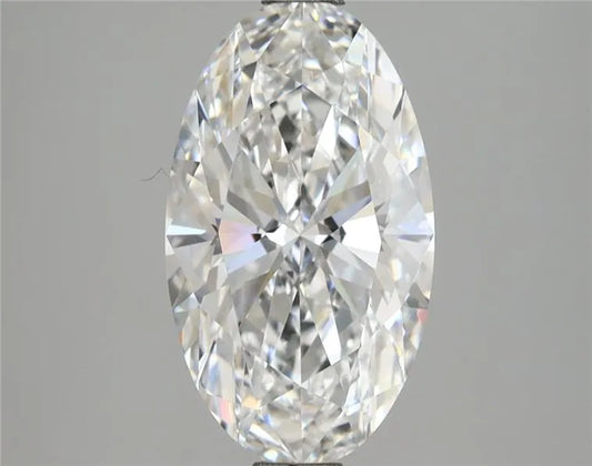 3.00ct Oval Lab Grown Diamond (Colour D, Clarity VVS2, IGI Certified)