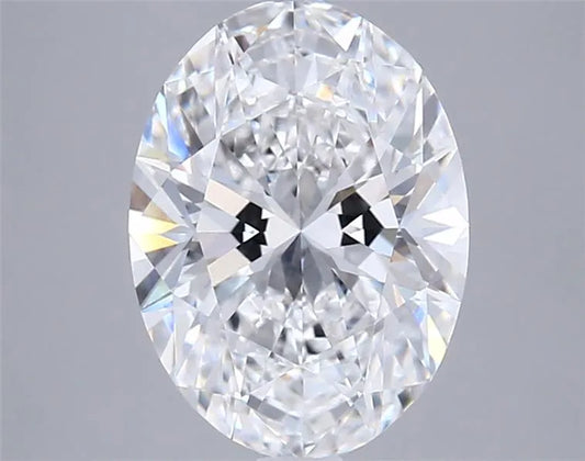 3.00ct Oval Lab Grown Diamond (Colour D, Clarity VVS2, IGI Certified)