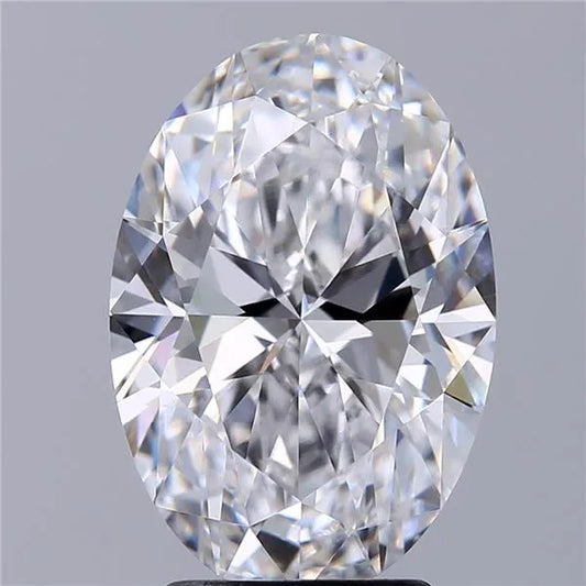 3.00ct Oval Lab Grown Diamond (Colour D, Clarity VVS2, IGI Certified)