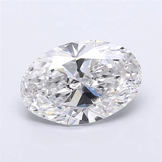 3.00ct Oval Lab Grown Diamond (Colour E, Clarity SI1, IGI Certified)