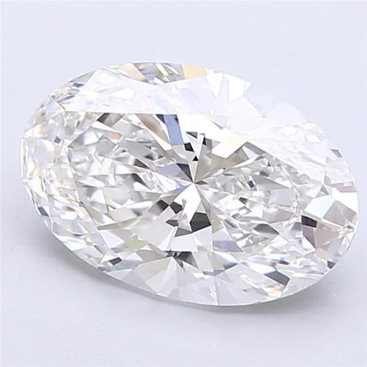 3.00ct Oval Lab Grown Diamond (Colour E, Clarity VS1, IGI Certified)