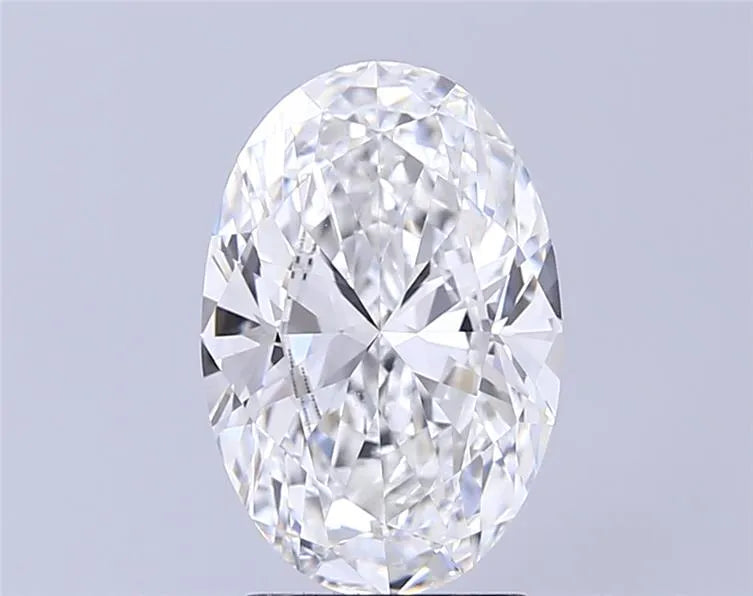 3.00ct Oval Lab Grown Diamond (Colour E, Clarity VVS2, IGI Certified)