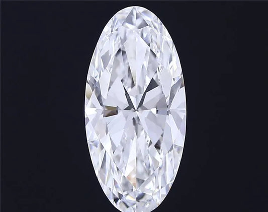 3.00ct Oval Lab Grown Diamond (Colour E, Clarity VVS2, IGI Certified)