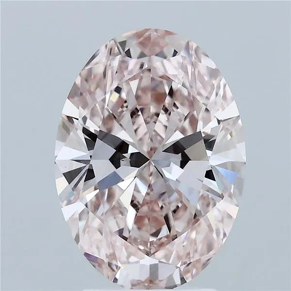 3.00ct Oval Lab Grown Diamond (Colour Fancy Intense Pink, Clarity VVS2, IGI Certified)