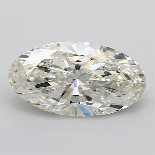3.00ct Oval Lab Grown Diamond (Colour H, Clarity VVS2, IGI Certified)