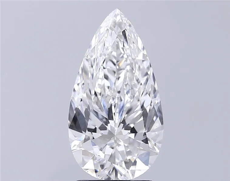 3.00ct Pear Lab Grown Diamond (Colour E, Clarity VS2, IGI Certified)