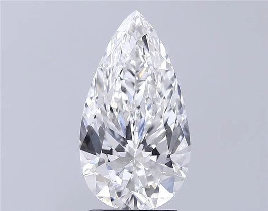 3.00ct Pear Lab Grown Diamond (Colour E, Clarity VS2, IGI Certified)