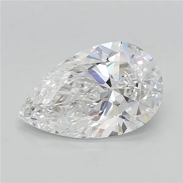 3.00ct Pear Lab Grown Diamond (Colour E, Clarity VVS2, IGI Certified)