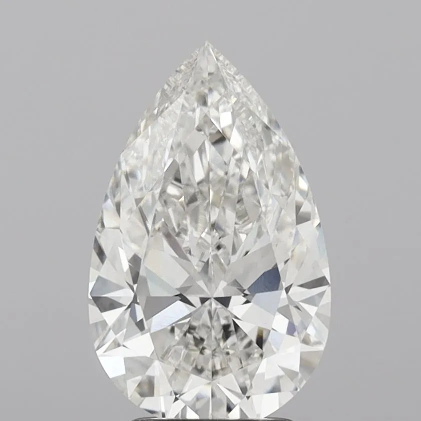 3.00ct Pear Lab Grown Diamond (Colour G, Clarity VVS2, IGI Certified)