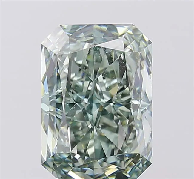 3.00ct Radiant Lab Grown Diamond (Colour Fancy Vivid Green, Clarity VVS2, IGI Certified)