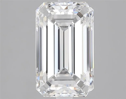 3.01ct Emerald Lab Grown Diamond (Colour D, Clarity VVS1, IGI Certified)