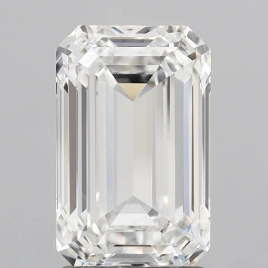 3.01ct Emerald Lab Grown Diamond (Colour E, Clarity VVS1, IGI Certified)