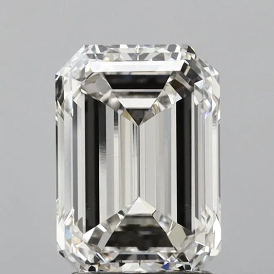 3.01ct Emerald Lab Grown Diamond (Colour H, Clarity VVS2, IGI Certified)