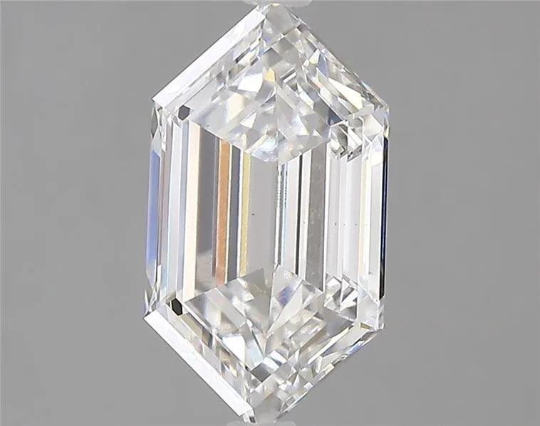 3.01ct Hexagonal Lab Grown Diamond (Colour D, Clarity VS1, IGI Certified)