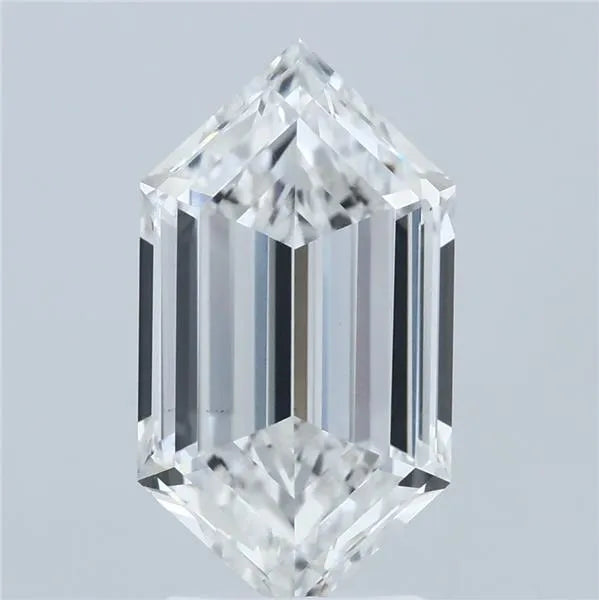 3.01ct Hexagonal Lab Grown Diamond (Colour E, Clarity VS1, IGI Certified)