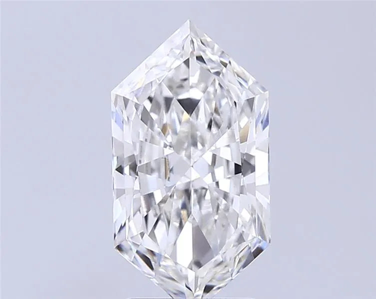 3.01ct Hexagonal Lab Grown Diamond (Colour E, Clarity VS1, IGI Certified)