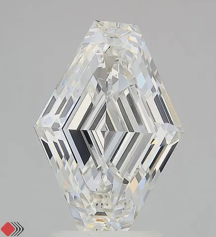 3.01ct Hexagonal Lab Grown Diamond (Colour E, Clarity VVS2, IGI Certified)
