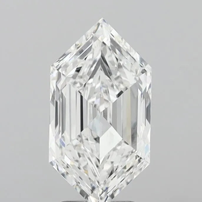 3.01ct Hexagonal Lab Grown Diamond (Colour E, Clarity VVS2, IGI Certified)