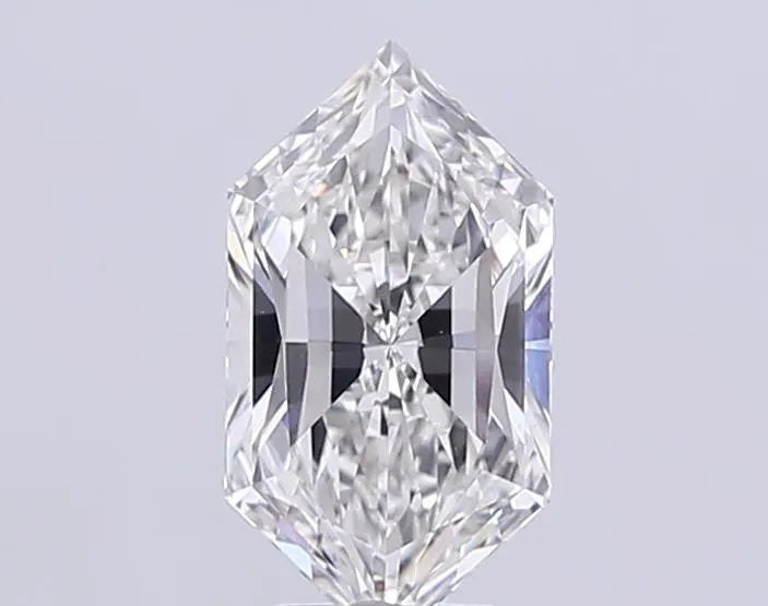 3.01ct Hexagonal Lab Grown Diamond (Colour F, Clarity VVS2, IGI Certified)