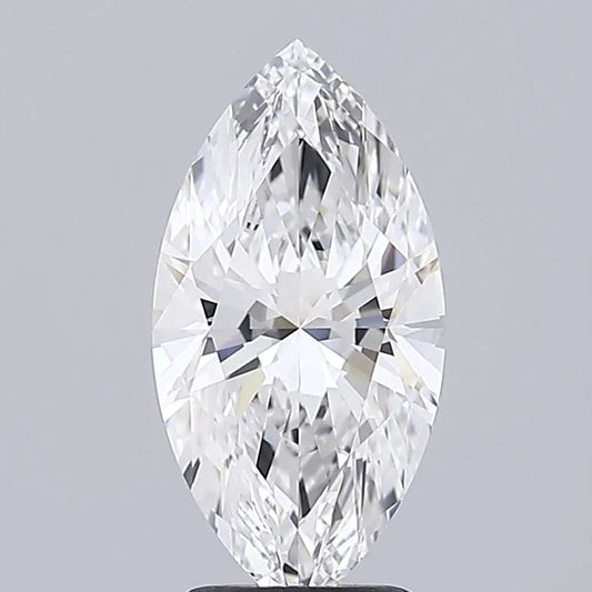 3.01ct Marquise Lab Grown Diamond (Colour D, Clarity VVS2, IGI Certified)