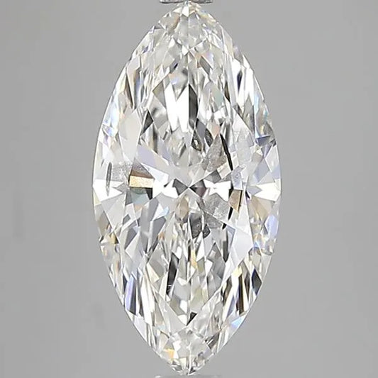 3.01ct Marquise Lab Grown Diamond (Colour E, Clarity SI2, IGI Certified)