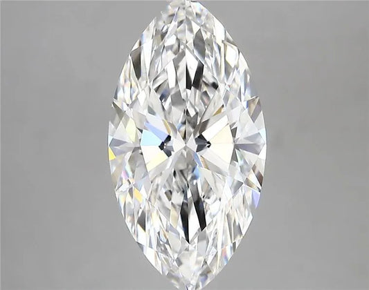 3.01ct Marquise Lab Grown Diamond (Colour E, Clarity VVS1, IGI Certified)