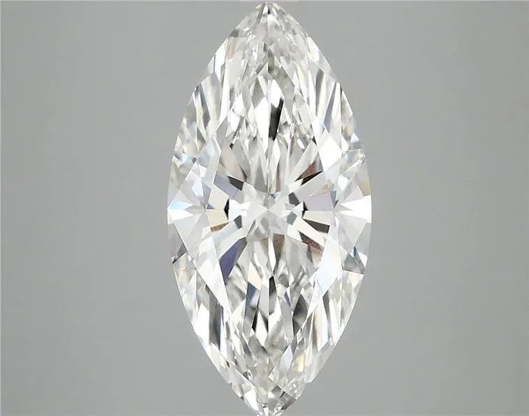 3.01ct Marquise Lab Grown Diamond (Colour G, Clarity VVS2, IGI Certified)