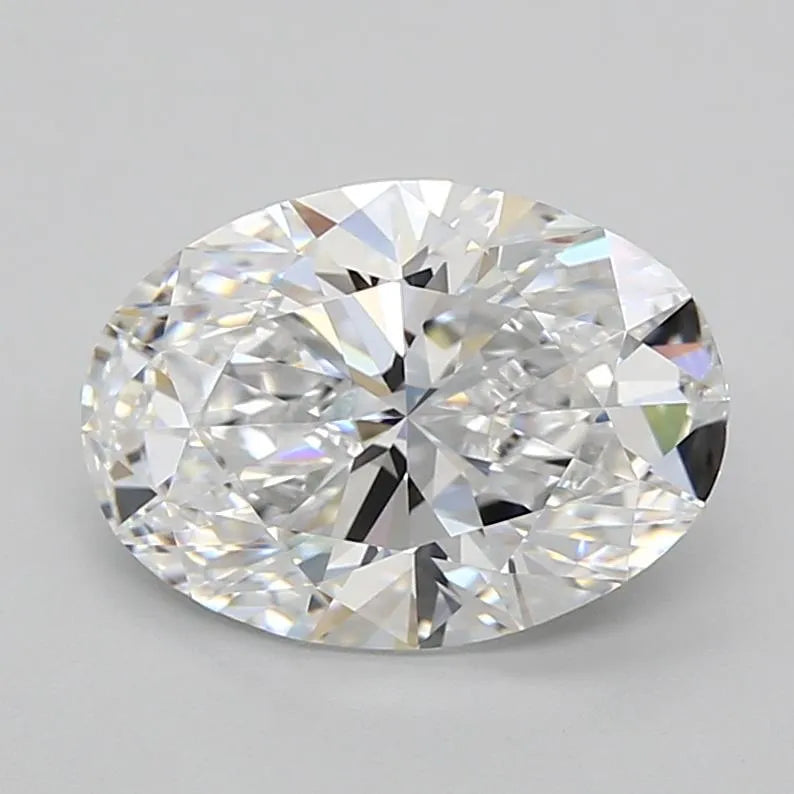 3.01ct Oval Lab Grown Diamond (Colour D, Clarity VVS1, IGI Certified)