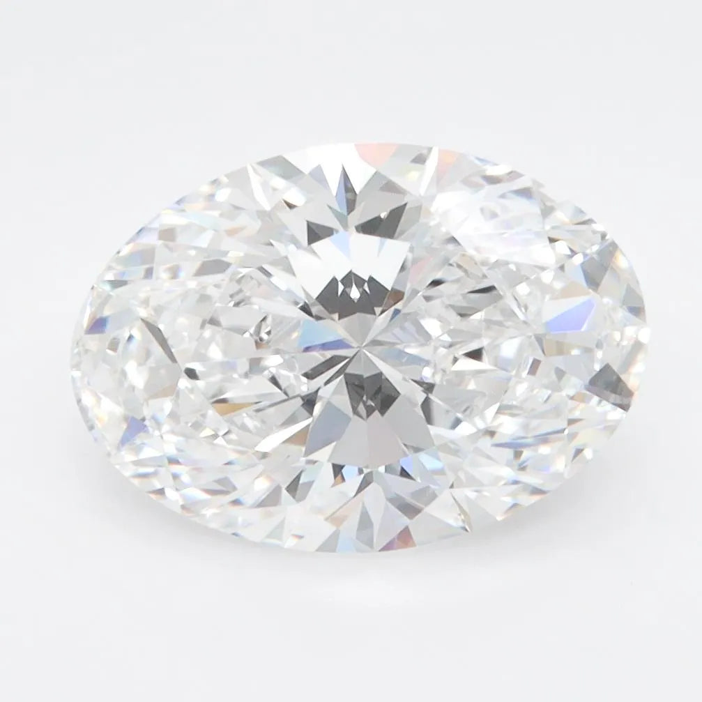 3.01ct Oval Lab Grown Diamond (Colour D, Clarity VVS1, IGI Certified)