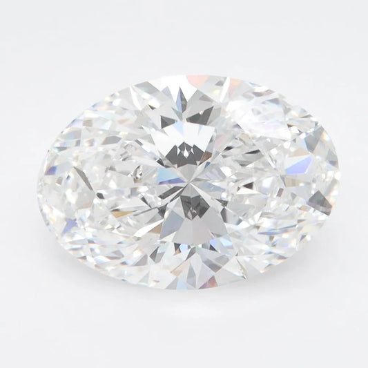 3.01ct Oval Lab Grown Diamond (Colour D, Clarity VVS1, IGI Certified)