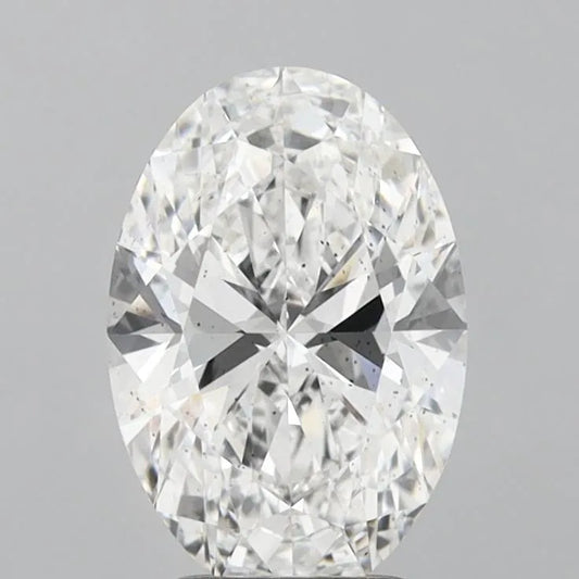 3.01ct Oval Lab Grown Diamond (Colour E, Clarity SI2, IGI Certified)