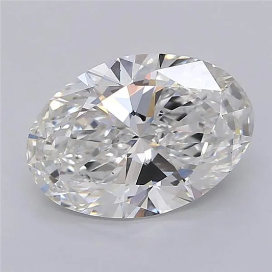 3.01ct Oval Lab Grown Diamond (Colour E, Clarity VS2, IGI Certified)