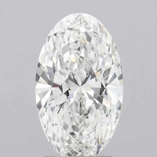 3.01ct Oval Lab Grown Diamond (Colour F, Clarity VVS2, IGI Certified)