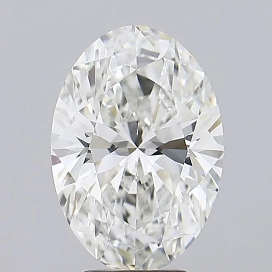 3.01ct Oval Lab Grown Diamond (Colour G, Clarity IF, IGI Certified)