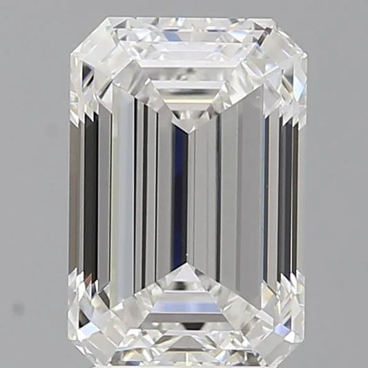 3.02ct Emerald Lab Grown Diamond (Colour E, Clarity VVS2, IGI Certified)