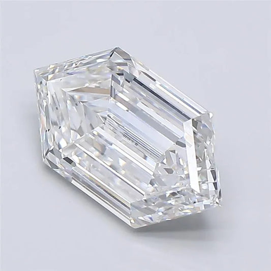 3.02ct Hexagonal Lab Grown Diamond (Colour E, Clarity VS2, IGI Certified)