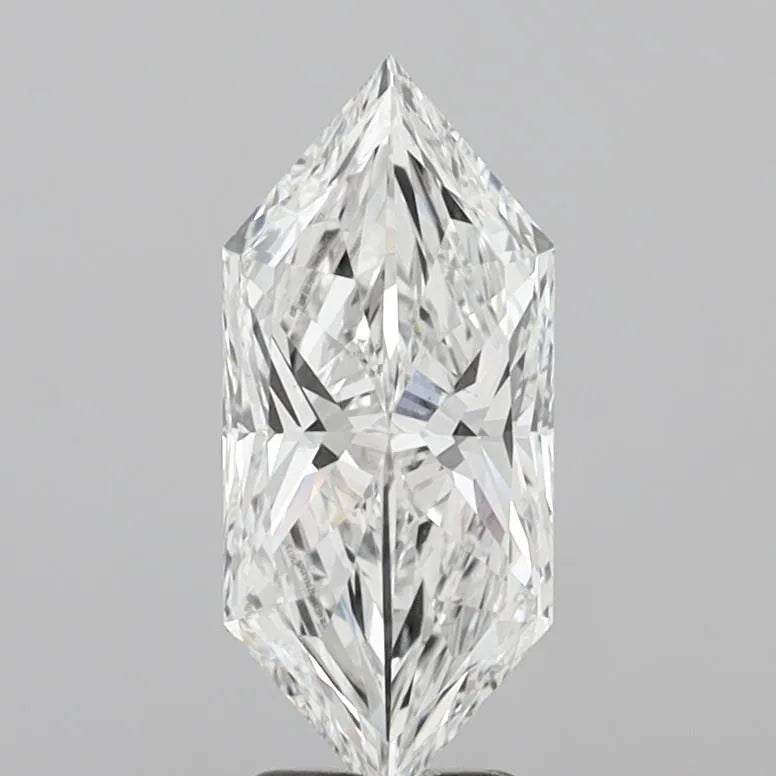 3.02ct Hexagonal Lab Grown Diamond (Colour E, Clarity VS2, IGI Certified)