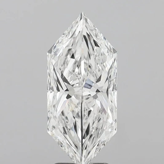 3.02ct Hexagonal Lab Grown Diamond (Colour E, Clarity VS2, IGI Certified)