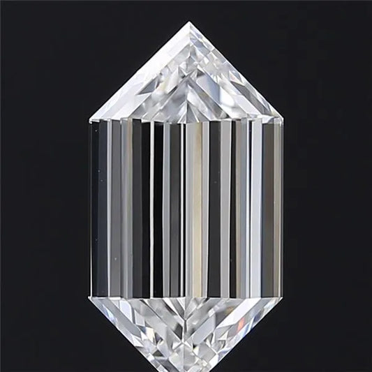 3.02ct Hexagonal Lab Grown Diamond (Colour E, Clarity VVS2, IGI Certified)