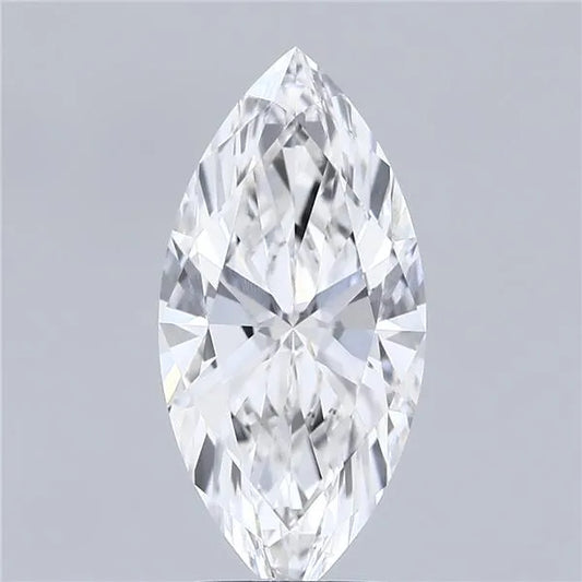 3.02ct Marquise Lab Grown Diamond (Colour E, Clarity VVS1, IGI Certified)