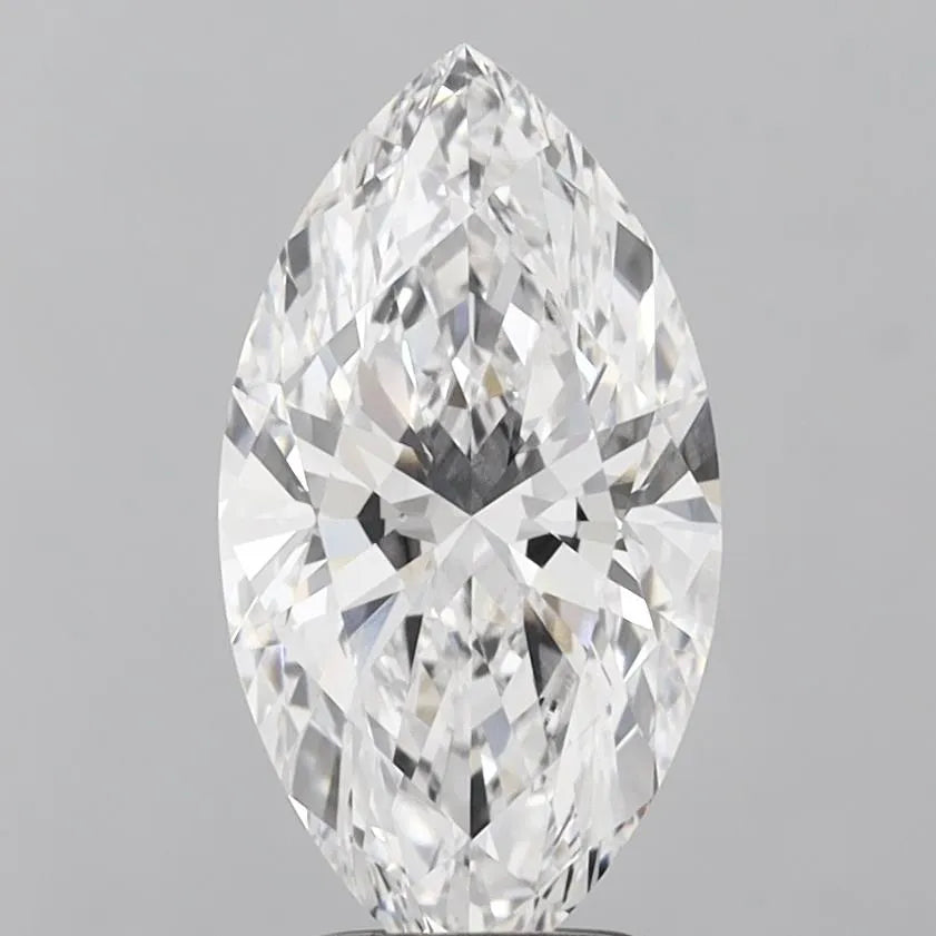 3.02ct Marquise Lab Grown Diamond (Colour E, Clarity VVS2, IGI Certified)