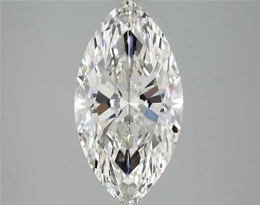 3.02ct Marquise Lab Grown Diamond (Colour F, Clarity VS1, IGI Certified)