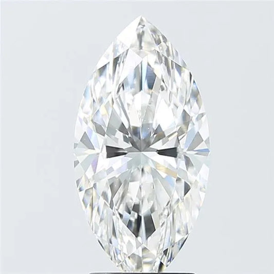 3.02ct Marquise Lab Grown Diamond (Colour F, Clarity VVS2, IGI Certified)