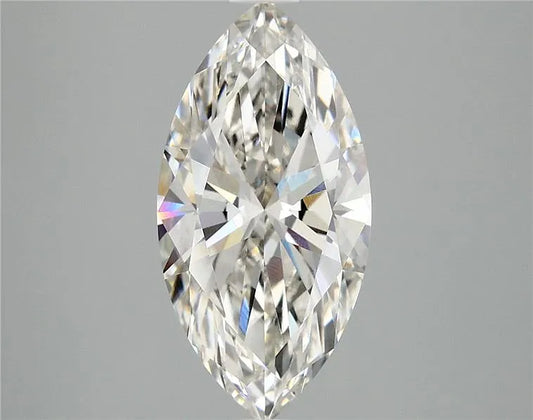 3.02ct Marquise Lab Grown Diamond (Colour G, Clarity VVS2, IGI Certified)
