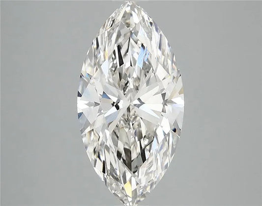 3.02ct Marquise Lab Grown Diamond (Colour G, Clarity VVS2, IGI Certified)