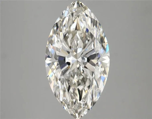 3.02ct Marquise Lab Grown Diamond (Colour G, Clarity VVS2, IGI Certified)